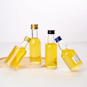 Hot Sale 50 Ml Glass <strong>Mini</strong> Liquor <strong>Bottles</strong> With Caps Custom Glass Alcohol <strong>Bottles</strong> Reusable Empty Spirit <strong>Mini</strong> <strong>Wine</strong> <strong>Bottles</strong> - Product Image 2