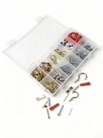 Assortiment de quincaillerie en acier au carbone pour usage quotidien, 600 pièces, garantie OEM de 3 ans, outils ménagers multi-usages, attaches pour cadres photo