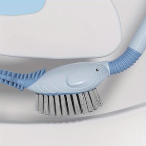 Práctico cepillo <span class=keywords><strong>de</strong></span> baño <span class=keywords><strong>de</strong></span> silicona con forma <span class=keywords><strong>de</strong></span> <span class=keywords><strong>ballena</strong></span> ecológico, elegante almacenamiento <span class=keywords><strong>de</strong></span> líquidos montado en la pared, áreas difíciles <span class=keywords><strong>de</strong></span> alcanzar, jabón <span class=keywords><strong>de</strong></span> plástico - Product Image 6