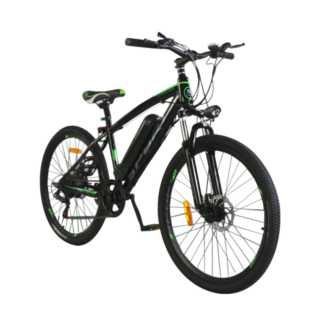 ESWING Adult Off-Road Mountain Electric Bike Cycle Moped with Fat Tire and Aluminum Alloy Fork Disc Brake System