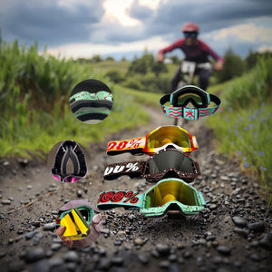 Di alta qualità modello simpatico casco da cross occhiali da equitazione sport all'aperto occhiali da sci per ciclismo e moto - Product Image 4