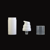 Vide blanc 5ml 10ml 15ml emballage cosmétique fond de teint visage crème pour les yeux pompe à lotion sans air bouteilles en plastique PP