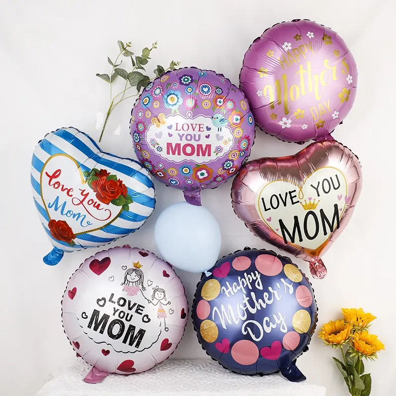 18inch Mom Mother's Day Foil Balloon Helium Globo Home Mother's Day Party Decorations Kid Show Love Gift Baby Shower Supplies