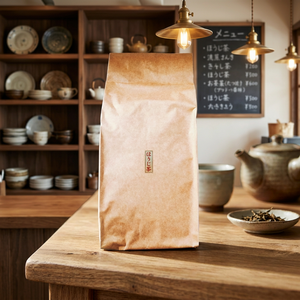 Té Verde Japonés Hojicha en Hojas Sueltas, Estilo Vaporizado en Bolsa de Papel para la Ceremonia Tradicional del Té - Product Image 1