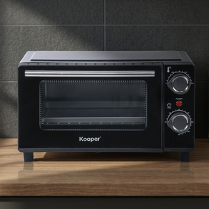 Forno Elettrico Kooper 15L 650W 220-240V Nero Automatico con Vetro Temperato per Cottura, Grigliatura, Tostatura e Girarrosto, Interno Antiaderente - Product Image 3