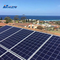 Système de stockage d'énergie solaire connecté au réseau de 3 kW avec panneaux en silicium monocristallin, contrôleur MPPT, batterie lithium-ion pour usage domestique