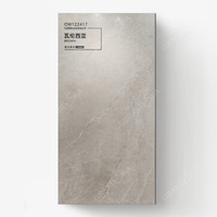 Pierre naturelle aspect marbre porcelaine pierre frittée pleine émaillée brillante grande dalle 2400x1200 carreaux de sol en céramique blanche carrelage de maison