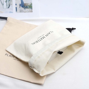 Bolsa de lona de algodón ecológica personalizada, bolsa de compras con cordón, zapatos naturales, ropa, bolso, bolsas de almacenamiento para el polvo - Product Image 3