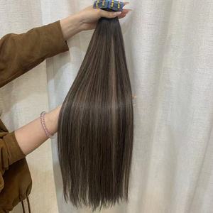 Extensioni per capelli con nastro adesivo 12A, all'ingrosso, lisce, da donna, 26 pollici, fornitori di extension con nastro adesivo grezzo, <span class=keywords><strong>100</strong></span>% capelli umani - Product Image 5
