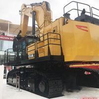 Excavatrice sur chenilles hydraulique avancée SY1250H avec moteur Cummins pour les opérations minières, les travaux de terrassement et la construction de fondations