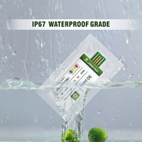 Fresh tag 1 Software Free Auto PDF Report USB Registrador de datos de temperatura de un solo uso
