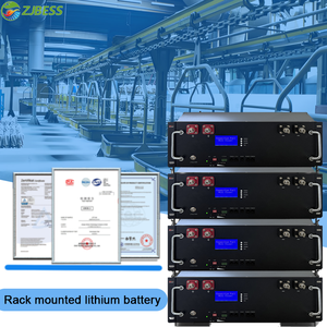 แบตเตอรี่ลิเธียมแบบติดตั้งบนแร็ค 48V 51.2V 100AH 5Kwh ระบบกักเก็บพลังงานแสงอาทิตย์สำหรับบ้าน 51.2V200Ah แบตเตอรี่แบบติดตั้งบนแร็ค 5kwh 51.2 - Product Image 1