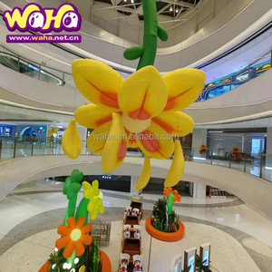 Fleur gonflable de fête <span class=keywords><strong>Alice</strong></span> <span class=keywords><strong>au</strong></span> <span class=keywords><strong>pays</strong></span> <span class=keywords><strong>des</strong></span> <span class=keywords><strong>merveilles</strong></span>, décoration de fleur rouge, dégradé de couleur, fleur gonflable - Product Image 5