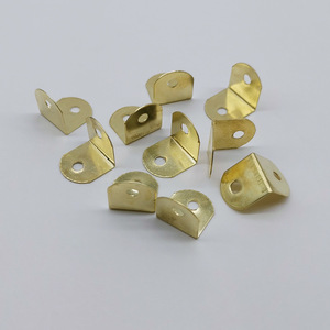 Gold <b>Corner</b> <b>Protector</b> 14x14mm Iron Plated Anti-Scratch Furniture Pad For Photo Frame Table Chair Fixing Connector - Product Image 3