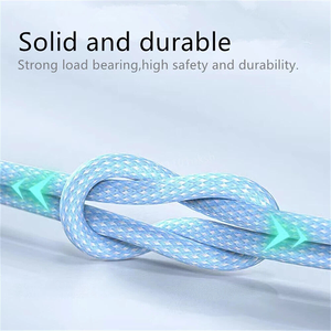 สายชาร์จเร็วแบบ 3-in-1 หลายหัว 66W สายถักไนลอน สำหรับ iPhone iPad และโทรศัพท์ Android - Product Image 2