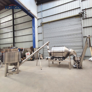 Mezcladora de Tambor Sellada con Motor de CA de Acero Inoxidable para Línea de Producción, Sin Polvo, para Harina, Detergente en Polvo, Productos Químicos Alimentarios - Product Image 3