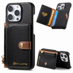 Étui de téléphone portefeuille en <span class=keywords><strong>cuir</strong></span> de luxe pour <span class=keywords><strong>iphone</strong></span> 15 iphone15 pro max 14 plus 13 12 11 xr xs x <span class=keywords><strong>se</strong></span> <span class=keywords><strong>2020</strong></span> 7 8 - Product Image 3