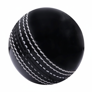 Top qualité nouvelle balle dure de cricket en gros cousu à la main en cuir de qualité supérieure noir Bowling sport bonnes balles de cricket - Product Image 1