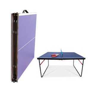 Mesa de Ping Pong Plegable de Tamaño Mini para Interiores, Mesa de Tenis de Mesa para Niños, Gran Venta - Product Image 1