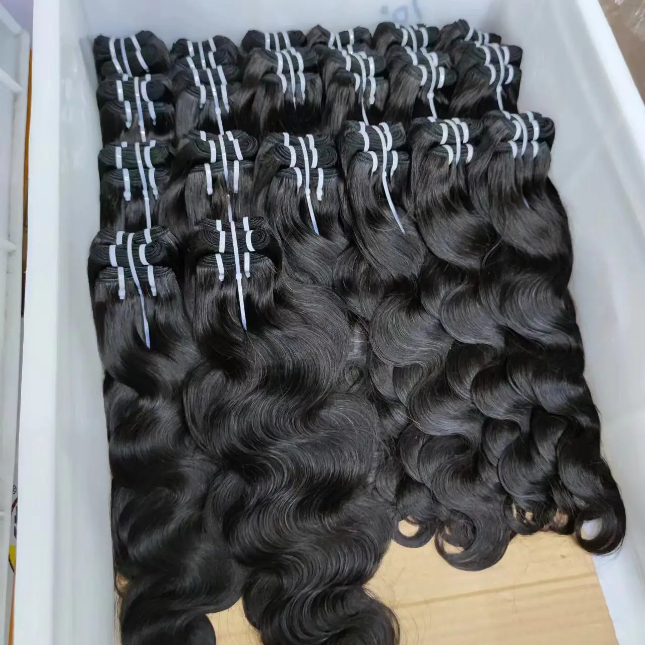 Letsfly Body Wave / Kinky Curly Extension de cheveux brésiliens Remy Virgin Human Hair Weave Wick Vente en gros Livraison gratuite
