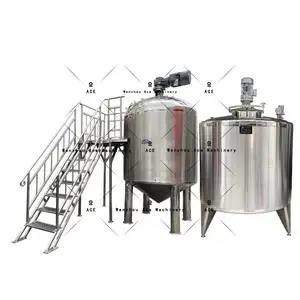 Equipamento para a produção de shampoo, equipamento de shampoo, planta de produção de shampoo