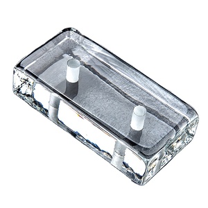 Briques <span class=keywords><strong>de</strong></span> <span class=keywords><strong>verre</strong></span> <span class=keywords><strong>de</strong></span> coulée <span class=keywords><strong>de</strong></span> 50*100*200mm avec trous décoration intérieure blocs <span class=keywords><strong>de</strong></span> <span class=keywords><strong>verre</strong></span> <span class=keywords><strong>de</strong></span> construction <span class=keywords><strong>cloison</strong></span> murale - Product Image 1