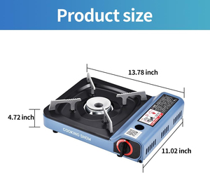 Portable Aluminum Picnic Camping Cooking Manual Mini <b>Gas</b> Burner Folding Single-cooker Cooktop Stove with Electronic <b>Ignition</b> - Product Image 5