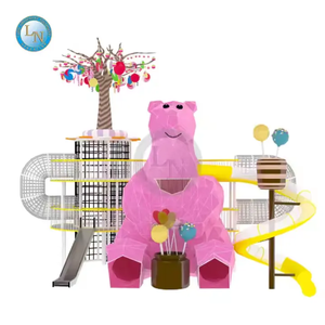 Vente en gros de trampoline Park Trampolines pour enfants Fabrication de parcs en plein air Trampolines à l'élastique bon marché en usine - Product Image 3