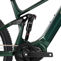 Vente directe d'usine EM6 29" VTT électrique à suspension intégrale Bafang M430 500W Moteur central 12 vitesses Aluminium Soft Tail Vélo de montagne électrique