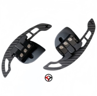 Pales de changement de vitesse magnétiques en fibre de carbone véritable pour Dodge, remplacement, pales de changement de vitesse allongées