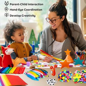 Wholesale in Stock Personalised Children Pre School Educational Toys Diy Art and <strong>Craft</strong> Set, Custom Christmas <strong>Craft</strong> <strong>Box</strong> <strong>for</strong> <strong>Kids</strong> - Product Image 6