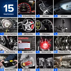 מקצועי השקת 2 ב 1 Obd2 סורק Obd2 12v כדי 24v השקת אבחון כלי X431 Pro3s + hd3 עבור מכוניות ומשאיות - Product Image 5