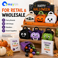 Boîte à bonbons en carton personnalisée OEM ODM pour Halloween, pour les bonbons, les collations, les friandises pour les fêtes d'anniversaire