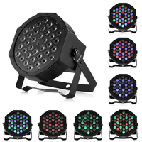 Projecteur professionnel 36W RGB LED effet lumière de scène Disco Light KTV Bar Party DJ Decor Projecteur de piste de danse à commande vocale