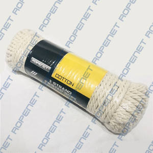 Su ordine All'ingrosso Naturale di Cotone Cavo di 5 millimetri <span class=keywords><strong>Macrame</strong></span> <span class=keywords><strong>Corda</strong></span> di Cotone - Product Image 2
