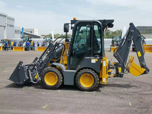 China Marke XC8-S0750 Hersteller auf Rädern Vielseitiger Bagger lader mit Schnell kupplung - Product Image 3