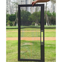 Moustiquaire de fenêtre extensible moderne en fil d'acier inoxydable avec maille en alliage d'aluminium pour fenêtres à battants