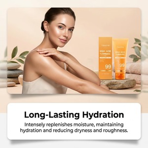 Lotion hydratante pour le corps au curcuma, hydratante, rafraîchissante, délicate et lissante, soin quotidien pour adoucir la peau du corps. - Product Image 3