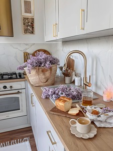 <span class=keywords><strong>CBM</strong></span> Mart sơn mài Shaker tủ bếp với cửa kính - Product Image 4