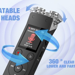 Smart Voice Recorder 16GB 360 Degree Recording High Definition Noise Reduction Long Battery Life Connectivity - Product Image 1