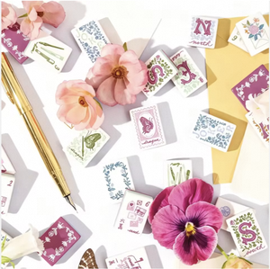 Fichas de Mahjong de Acrílico Morado de Lujo, <span class=keywords><strong>Serie</strong></span> Carta de Amor Grabada de 4 Capas, Diseño de Flores Coloridas, Resistentes al Agua, para Entretenimiento - Product Image 2