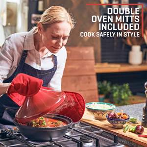 Tagine <span class=keywords><strong>marocain</strong></span> en fonte émaillée personnalisé à bas <span class=keywords><strong>prix</strong></span>, pot à tajine, casserole avec couvercle - Product Image 3