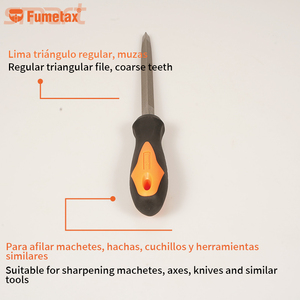 ตะไบเหล็กฟันหยาบ FUMETAX รุ่น SK2 รูปสามเหลี่ยม สำหรับงานมุมฉาก ผิวเรียบ ขัดเงา ตัดสองด้าน - Product Image 6