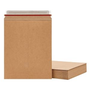 Enveloppes plates pour envoi de photos en carton Kraft - Product Image 4