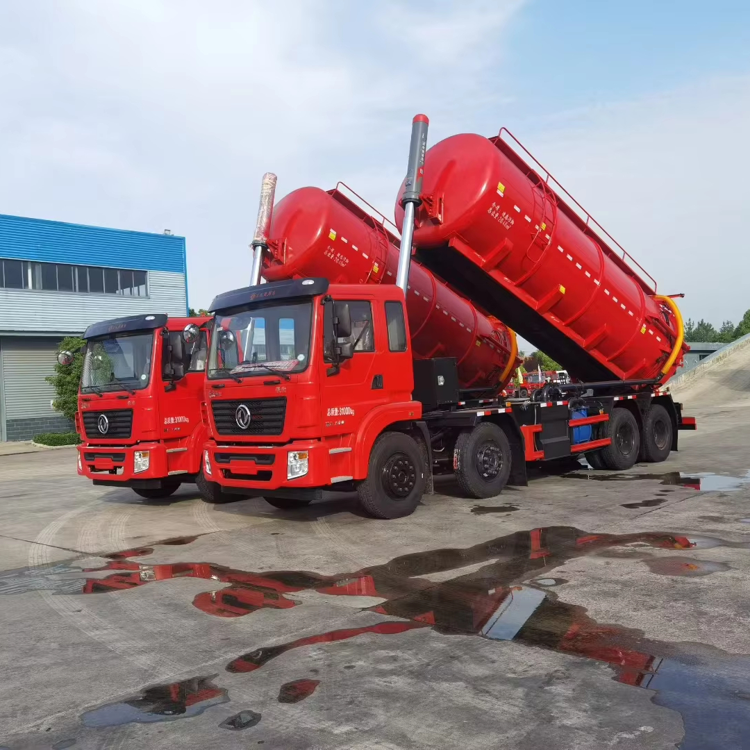 Dongfeng, грузовик для очистки и очистки сточных вод, 8x4, привод, дизельный грузовик с ручной трансмиссией