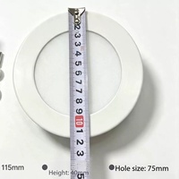 Spot encastré de surface, projecteur rond, ultra-fin, pour salon, sans perçage, 6W 11W