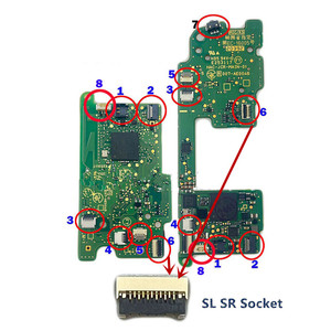 SYYTECH SL SR Botón de Enchufe para NS <span class=keywords><strong>Nintendo</strong></span> <span class=keywords><strong>Switch</strong></span>, Piezas de Reparación - Product Image 5