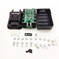 Caja de plástico para 10 baterías de iones de litio 21700 con placa de circuito de carga PCB para carcasas MAK 40V Lithium BL4040 BL4025 BL4080