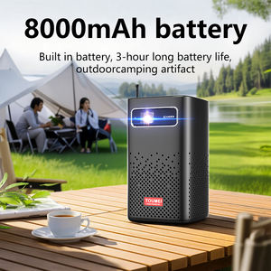 Mini <span class=keywords><strong>projecteur</strong></span> extérieur C900 avec batterie rechargeable intégrée de 8000 mAh, 4K 180 Ansi, <span class=keywords><strong>projecteur</strong></span> vidéo intelligent portable Android, 5W*2 stéréo - Product Image 3