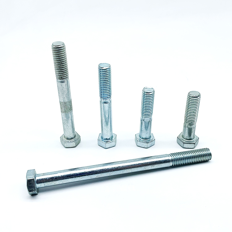 Set di 50 viti esagonali, grado 4.8, M8, 100 mm, zincate, resistenti alle intemperie Set di 50 viti esagonali, grado 4.8, M8, 100 mm, zincate, resistenti alle intemperie